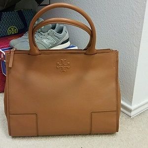 Authentic Tory Burch Ella Leather Tote